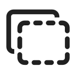 Slide Hide SVG Icon